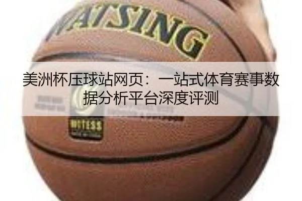 美洲杯压球站网页：一站式体育赛事数据分析平台深度评测
